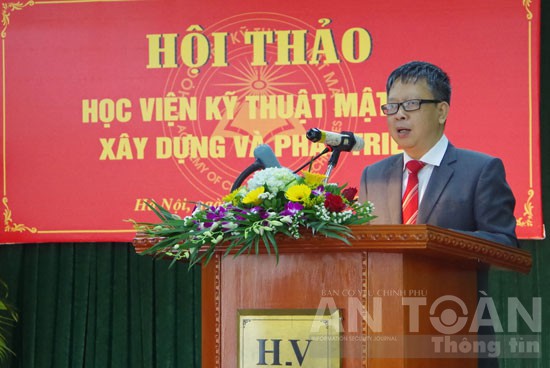 Tiếp tục xây dựng và phát triển Học viện Kỹ thuật mật mã thành cơ sở đào tạo có chất lượng cao về an toàn thông tin