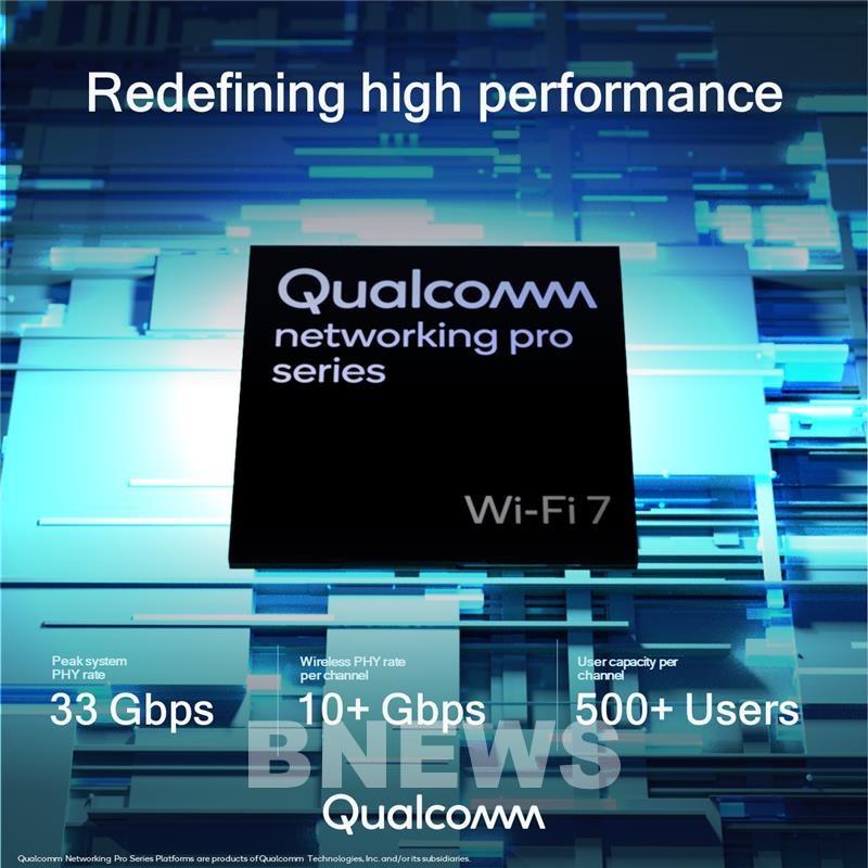 Qualcomm ra mắt Wifi 7 Networking Pro có khả năng mở rộng lớn nhất thế giới