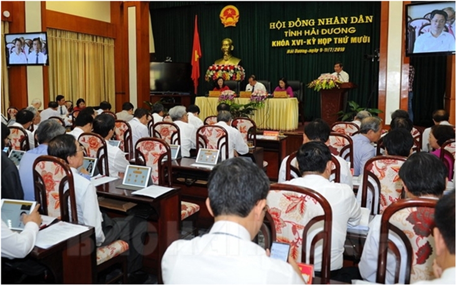 Hải Dương: Ứng dụng CNTT, biểu quyết điện tử trong kỳ họp HĐND tỉnh