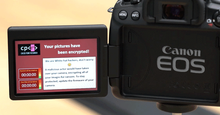 Máy ảnh DSLR của Canon có thể bị mã độc tống tiền hack từ xa