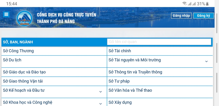 Đà Nẵng sử dụng Cổng dịch vụ công trực tuyến