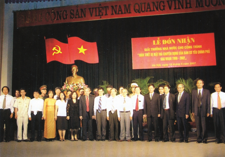 Các Giải thưởng Nhà nước về khoa học - công nghệ của ngành Cơ yếu Việt Nam