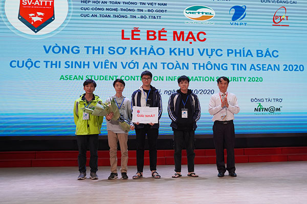 HCMUS.Twice vô địch vòng thi Sơ khảo cuộc thi Sinh viên với An toàn thông tin ASEAN 2020