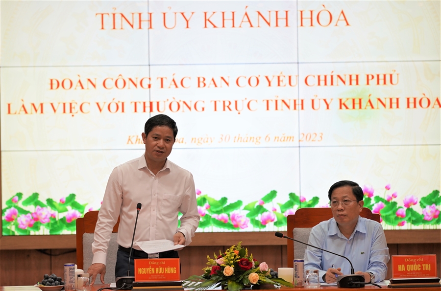 Ban Cơ yếu Chính phủ làm việc với Tỉnh ủy Bình Thuận, Ninh Thuận và Khánh Hòa về công tác cơ yếu, bảo mật và an toàn thông tin
