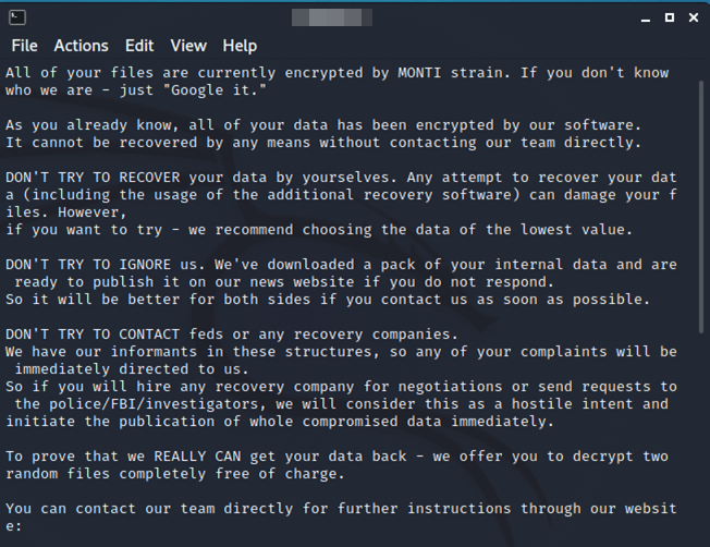 Nhóm tin tặc Monti tung ra bộ mã hóa Linux mới