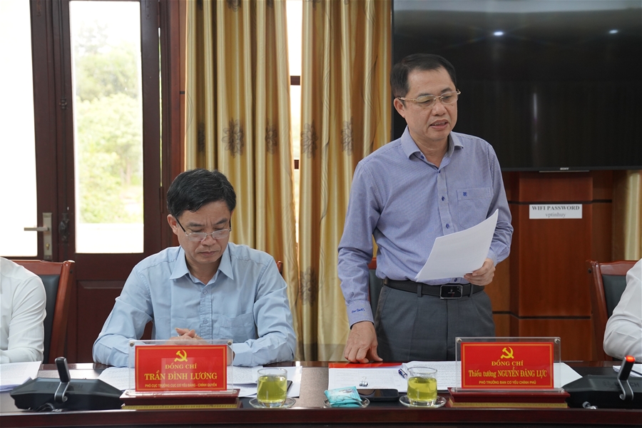 Đoàn công tác Ban Cơ yếu Chính phủ làm việc tại Tỉnh ủy Hòa Bình, Sơn La và Điện Biên về công tác cơ yếu, bảo mật và an toàn thông tin