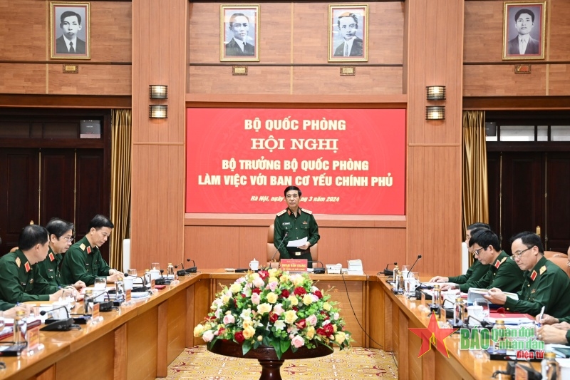 Đại tướng Phan Văn Giang: Ban Cơ yếu Chính phủ phải bảo đảm tuyệt đối bí mật, thực hiện tốt công tác bảo vệ chính trị nội bộ