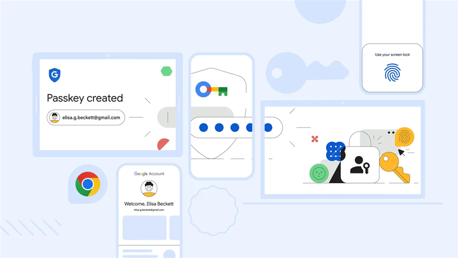 Google đồng bộ Passkey giữa các thiết bị đăng nhập
