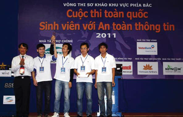 Sơ khảo cuộc thi “Sinh viên với An toàn thông tin” năm 2011 phía Bắc: Hai đội tuyển của Học viện KTMM đoạt giải Nhất, Nhì