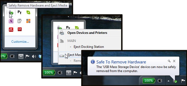 Cách rút USB an toàn ngay cả khi máy tính báo có lỗi