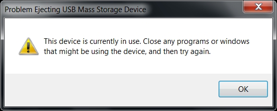 Cách rút USB an toàn ngay cả khi máy tính báo có lỗi