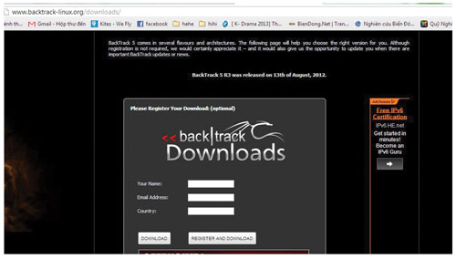 Backtrack - Công cụ thâm nhập mạng lợi hại