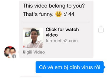 Virus mới lại lây lan qua Facebook Messenger