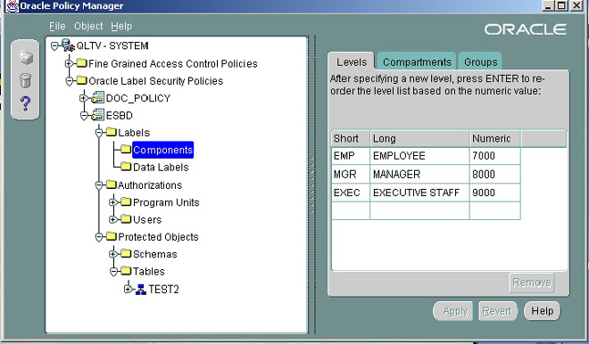 Cơ chế an toàn dựa vào nhãn và CSDL trên Oracle