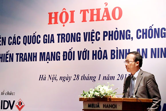 Hội thảo về Nghị quyết của Liên Nghị viện thế giới (IPU - 132) tại Hà Nội về phòng chống chiến tranh mạng toàn cầu