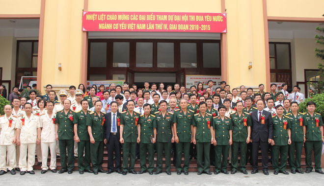 Đại hội thi đua yêu nước ngành Cơ yếu Việt Nam lần thứ IV giai đoạn 2010 - 2015