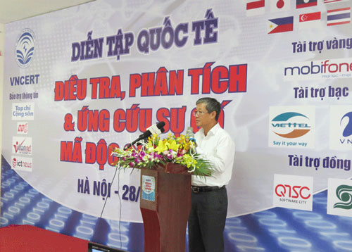 Việt Nam tham gia diễn tập quốc tế chống chiến tranh mạng