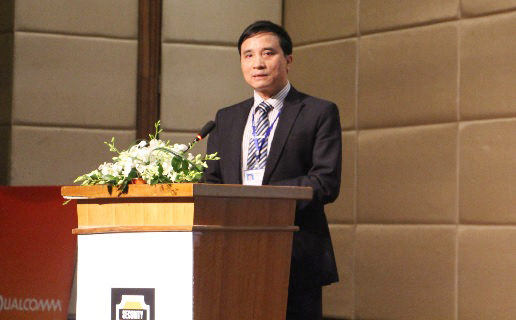 Ông Trần Đức Sự, Giám đốc trung tâm CNTT&GSANM, Ban Cơ yếu Chính phủ chủ trì Chuyên đề 2 tại Hội thảo