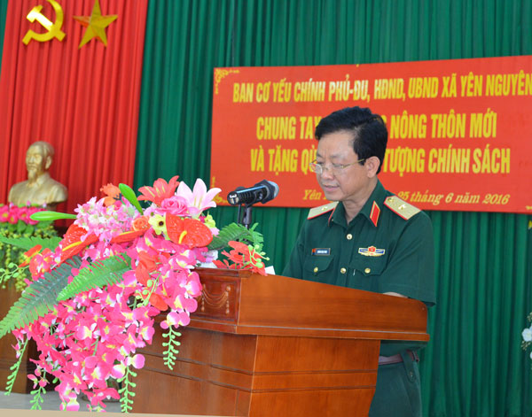 Ban Cơ yếu Chính phủ chung tay xây dựng nông thôn mới tại Yên Nguyên – Tuyên Quang