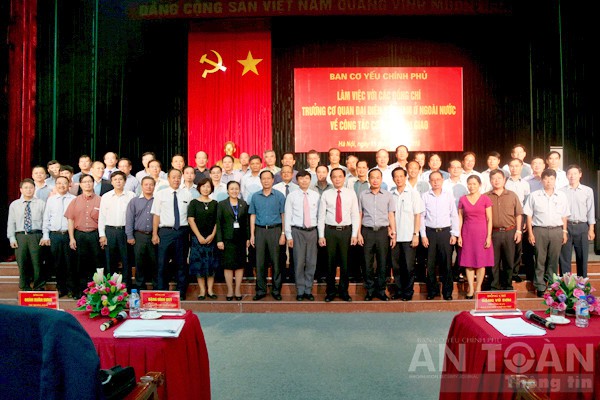 Ban Cơ yếu Chính phủ tiếp đón Trưởng các cơ quan đại diện Việt Nam ở ngoài nước