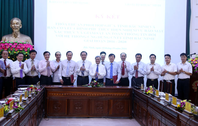 Ban Cơ yếu Chính phủ và UBND tỉnh Bắc Ninh ký thỏa thuận phối hợp trong lĩnh vực bảo mật và an toàn thông tin