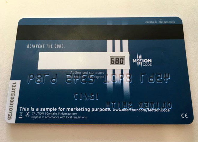 Ngân hàng của Pháp phát hành thẻ tín dụng có CVV thay đổi theo giờ