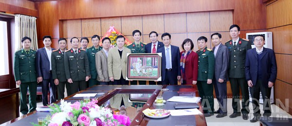 Lãnh đạo Ban Cơ yếu Chính phủ làm việc về công tác cơ yếu tại tỉnh Điện Biên, Lai Châu