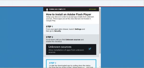 Biến thể mới của mã độc Marcher trên Android giả mạo cập nhật Flash Player
