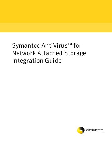 Symantec AntiVirus for Network Attached Storage