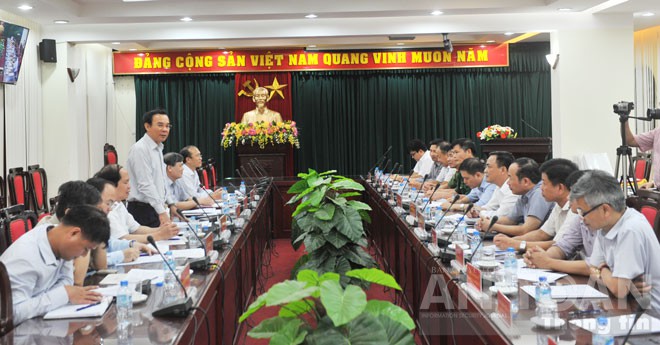 Đồng chí Nguyễn Văn Nên thăm và làm việc với Ban Cơ yếu Chính phủ