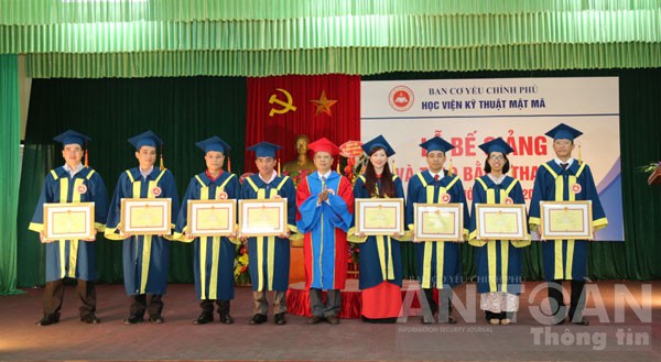 Học viện Kỹ thuật mật mã bế giảng và trao bằng tốt nghiệp Thạc sĩ khóa 2015-2017