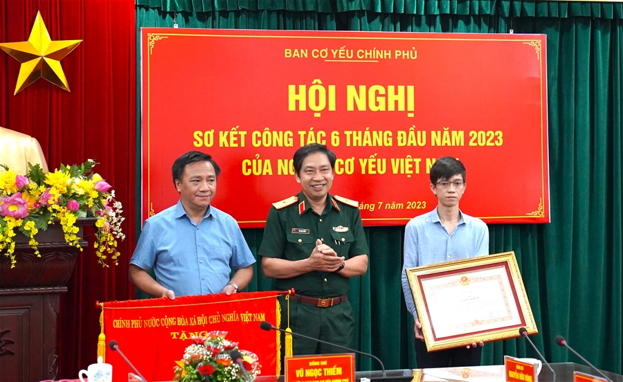 Hội nghị Sơ kết công tác 6 tháng đầu năm 2023 của Ngành Cơ yếu Việt Nam